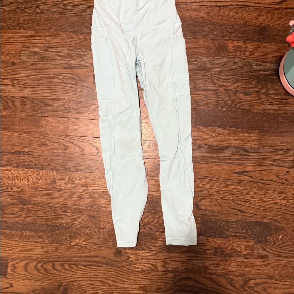 Light Blue High-Waisted Leggings